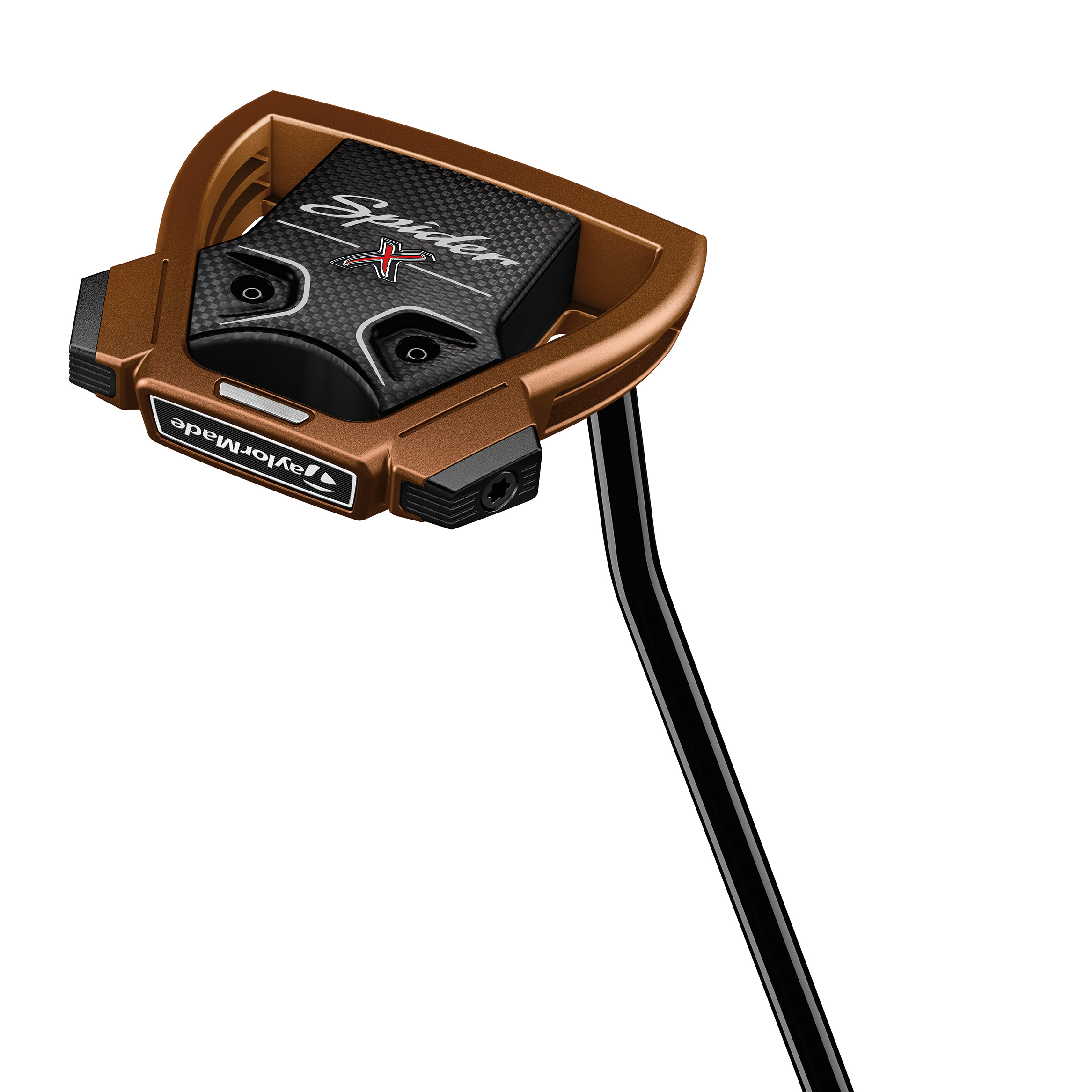 Petit putter incliné TaylorMade Spider X cuivre blanc 34