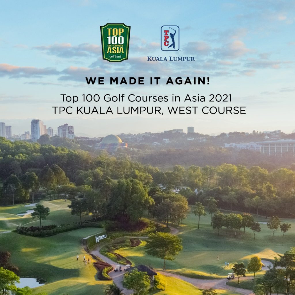 TPC Kuala Lumpur Ranked as Number 1 Malaysian Golf Course Again