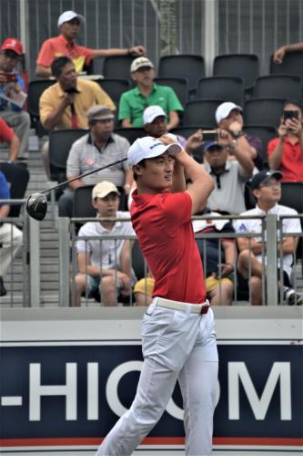 China's Li Hao Tong won his match against Paul Dunne but it was game over for Team Asia then